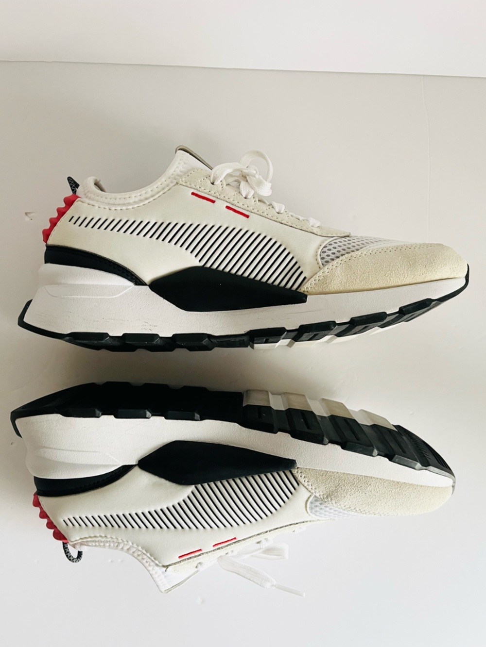 Puma RS-0 Winter INJ Toys Chunky Sneakers Men’s 9.5 White Red - Picture 6 of 14